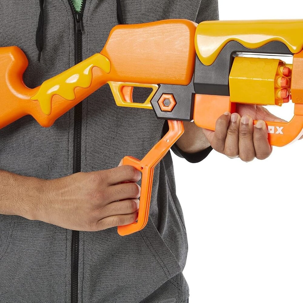 Nerf Roblox Adopt Me! Bees! Lever Action Dart Blaster Gun Zero Fuss Box! - Picture 3 of 6